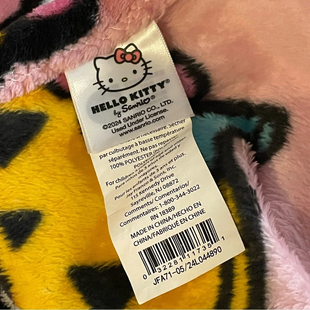 Hello Kitty‎ Pink Halloween Throw Blanket